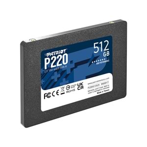 Patriot P220 512GB 550/500MB/s 2.5" SATA3 SSD Disk (P220S512G25)