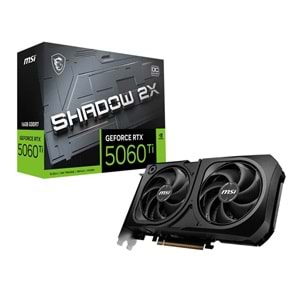 MSI GEFORCE RTX 5060 TI 16GB SHADOW 2X OC PLUS