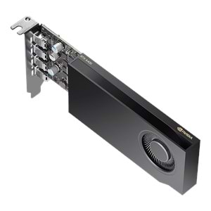 PNY RTX400 4GB DDR6 64Bit 4 xDISPLAY ÇIKIŞLI PASİF SOĞUTUCULU YAPAY ZEKA AI EKRAN KARTI (VCNRTXA400-SB)