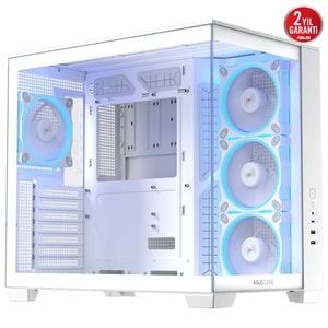 ASUS A32 PLUS M-ATX 3.2 GEN 2X1 TYPE C PORTU VE 360MM AIO CPU SOĞUTUCU & 420MM EKRAN KARTIYLA UYUMLU BEYAZ