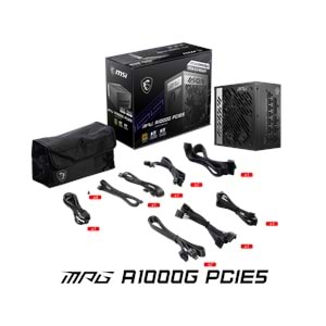 MSI MPG A1000G PCIE5 1000W 80+ GOLD POWER SUPPLY