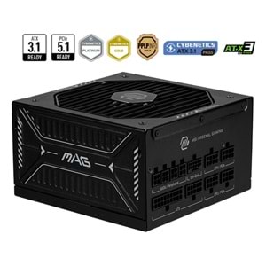 MSI MAG A850GLS PCIE5 850W 80+ GOLD FULL MODÜLER