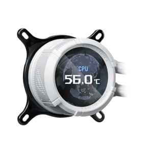 ASUS ROG STRIX LC III 360 ARGB LCD BEYAZ 360MM SIV