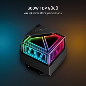 James Donkey Lugis JDC360 ARGB 360mm Siyah Sıvı İşlemci Soğutucu AM5 ve LGA1700 Uyumlu