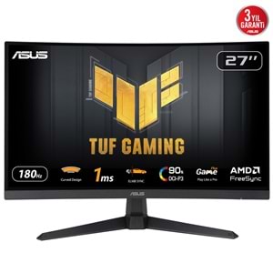 ASUS TUF GAMING VG27VQ3B 27" 1MS 180HZ CURVED VA