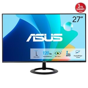 27 ASUS VZ279HG 1MS 120HZ HDMI VGA IPS ÇERÇEVESİZ ULTRA SLIM