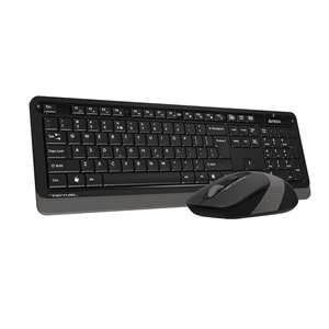 A4 TECH FG1010 Q 2.4 GHZ USB GRİ KLAVYE+MOUSE KABLOSUZ SET