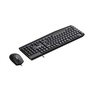 PHILIPS KABLOLU KLAVYE&MOUSE SET SPT6237B SİYAH