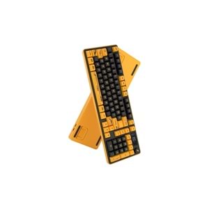 HAWK GAMING HK258CY KABLOSUZ SARI SIYAH KLAVYE