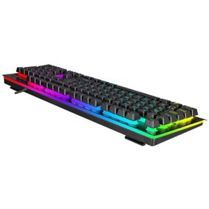 RAMPAGE MIRACLE K2 SIYAH USB RGB Q KLAVYE