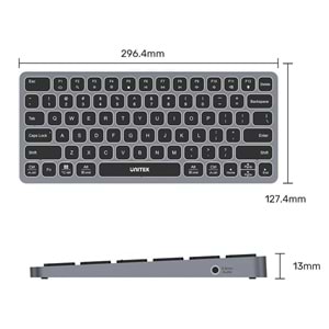 UNITEK 9-IN-1 USB-C HUB KLAVYE (D1092A)