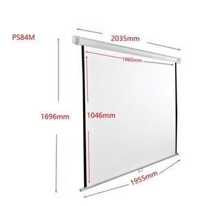 HAVIT PS84M AYARLANABILIR 84 INC DUVAR TIPI PERDE