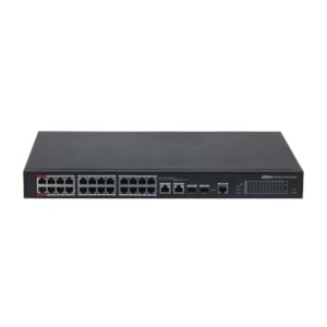 DAHUA PFS4226-24ET-240 24 PORT 24XFE-2GE-2SFP YÖNETİLEBİLİR 240W POE SWİTCH