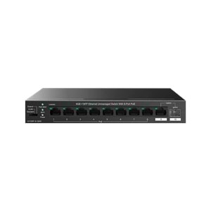TENDA TEG1110PF-8-120W 10PORT 10/100/1000 SWITCH