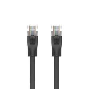 UNITEK CAT6 PATCH KABLO 15MT FLAT 1GBPS, SİYAH (C1814GBK)