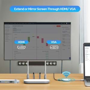 UNITEK KABLOSUZ HDMI VERİCİ & ALICI KIİTİ (V1183A01)