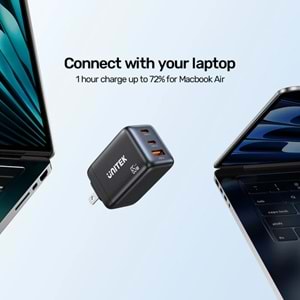 UNITEK 65W MAX GAN SARJ ISTASYONU (P1130ABK01-EU)