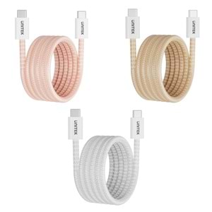UNITEK TYPE-C MANYETİK HIZLI ŞARJ KABLOSU PEMBE (C14141APK01-1M)