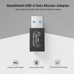 UNITEK DATASHIELD USB-A VERI ENGELLEYICI ADAPTOR (A1056ABK01)