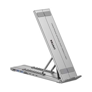 UNITEK KATLANABİLİR NOTEBOOK STANDI VE BAĞLANTI İSTASYONU (D1137AGY01)