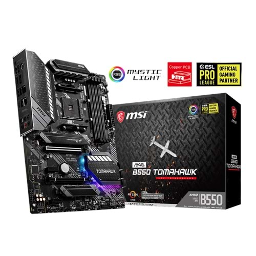 MSI MAG B550 TOMAHAWK DDR4 5100(OC)Mhz ATX AM4