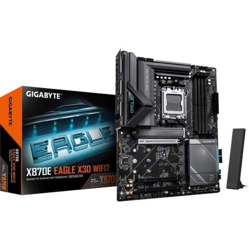 GIGABYTE X870E EAGLE X3D WIFI7 DDR5 HDMI ATX AM5