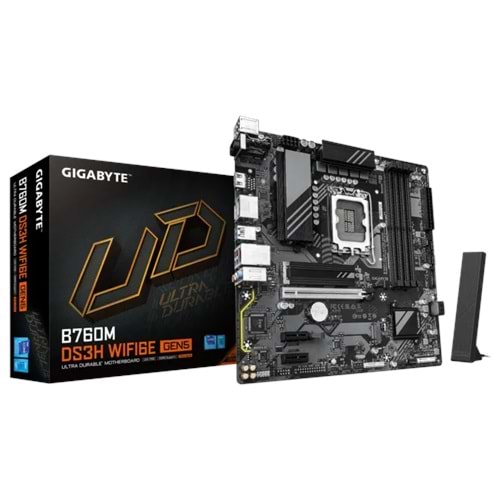 GIGABYTE B760M DS3H WIFI6E GEN5 HDMI VGA DP 1700P