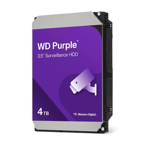 4TB WD Purple SATA 6Gb/s 128MB DV 7x24 WD44PURZ