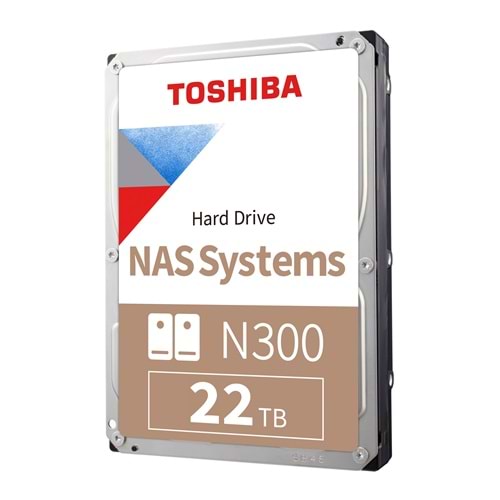 22TB TOSHIBA N300 RV 7200RPM 512MB HDWG62CUSZVA