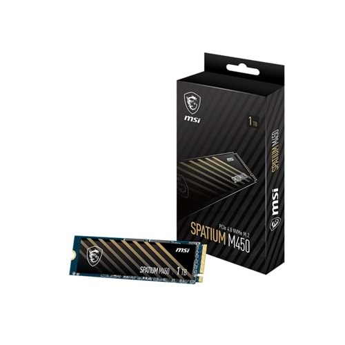 1TB MSI SPATIUM M450 PCIE 4.0 NVME M.2 V1 3400/2400MB/s