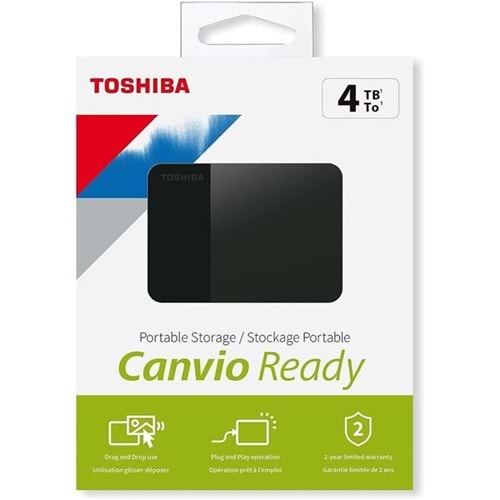 4TB CANVIO READY 2.5" USB3.2 TOSHIBA HDTP340EK3CA