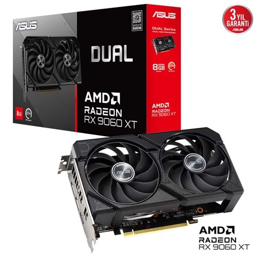 ASUS DUAL-RX9060XT-8G AMD RADEON 128BIT 8G VGA
