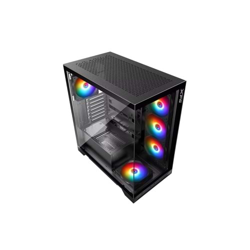 XPG Invader X Siyah ARGB USB 3.2 ATX Mid-Tower Kasa (INVADERXMT-BKCWW)