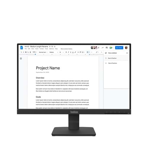 21.5 LENOVO ThinkVision S22-4e 64CBKAT6TK FHD IPS