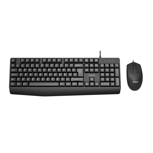 PHILIPS KABLOLU KLAVYE&MOUSE SET SPT6237B SİYAH