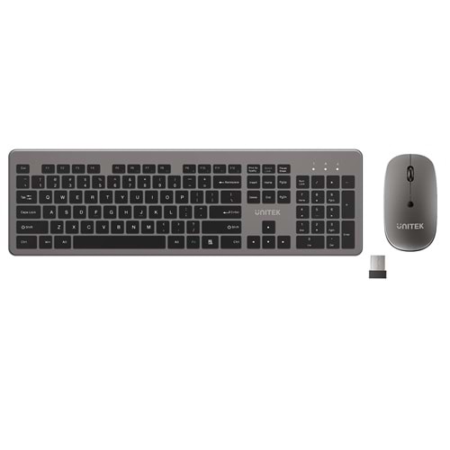 UNITEK SLIMDUO 2.4GHZ KLAVYE SETI (T054AGY01-US)