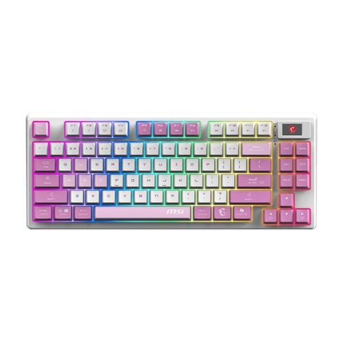 MSI FORGE GK600 TKL W VIOLET TR GAMING KLAVYE