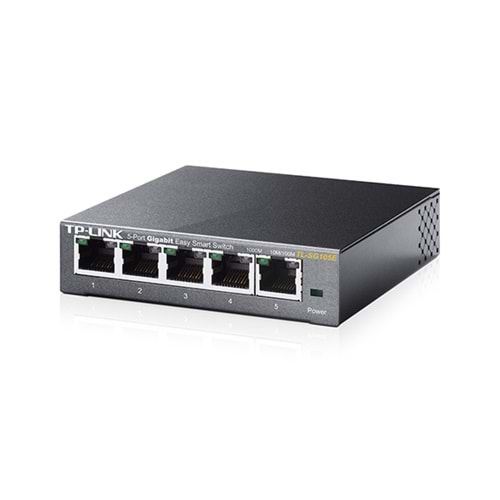 TP-LINK TL-SG105E 5PORT 10/100/1000 YÖNETİLEBİLİR SWITCH