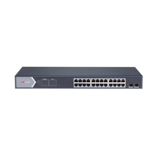 HIKVISION DS-3E1526P-SI 24XGE+2XGE/SFP 370W F.GİGABİT POE SWİTCH