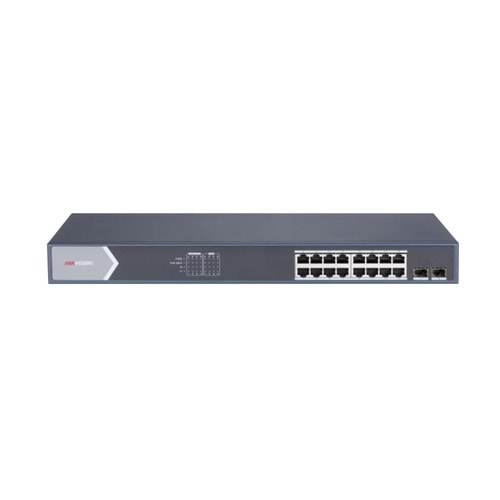 HIKVISION DS-3E1518P-SI 16XGE+2XGE/SFP 225W F.GİGABİT POE SWİTCH