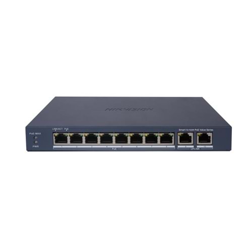 HIKVISION DS-3E1310P-EI/M 8XFE+2GE 60W POE SWITCH