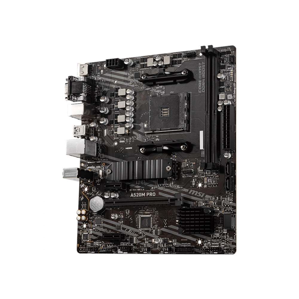 MSI A520M PRO DDR4 4600/1866Mhz M.2 MATX AM4