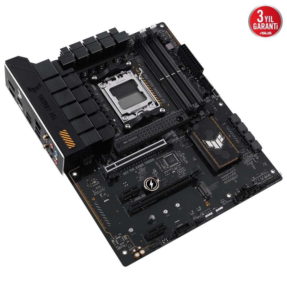 ASUS TUF GAMING A620-PRO WIFI DDR5 6400MHZ HDMI DP M.2 ATX