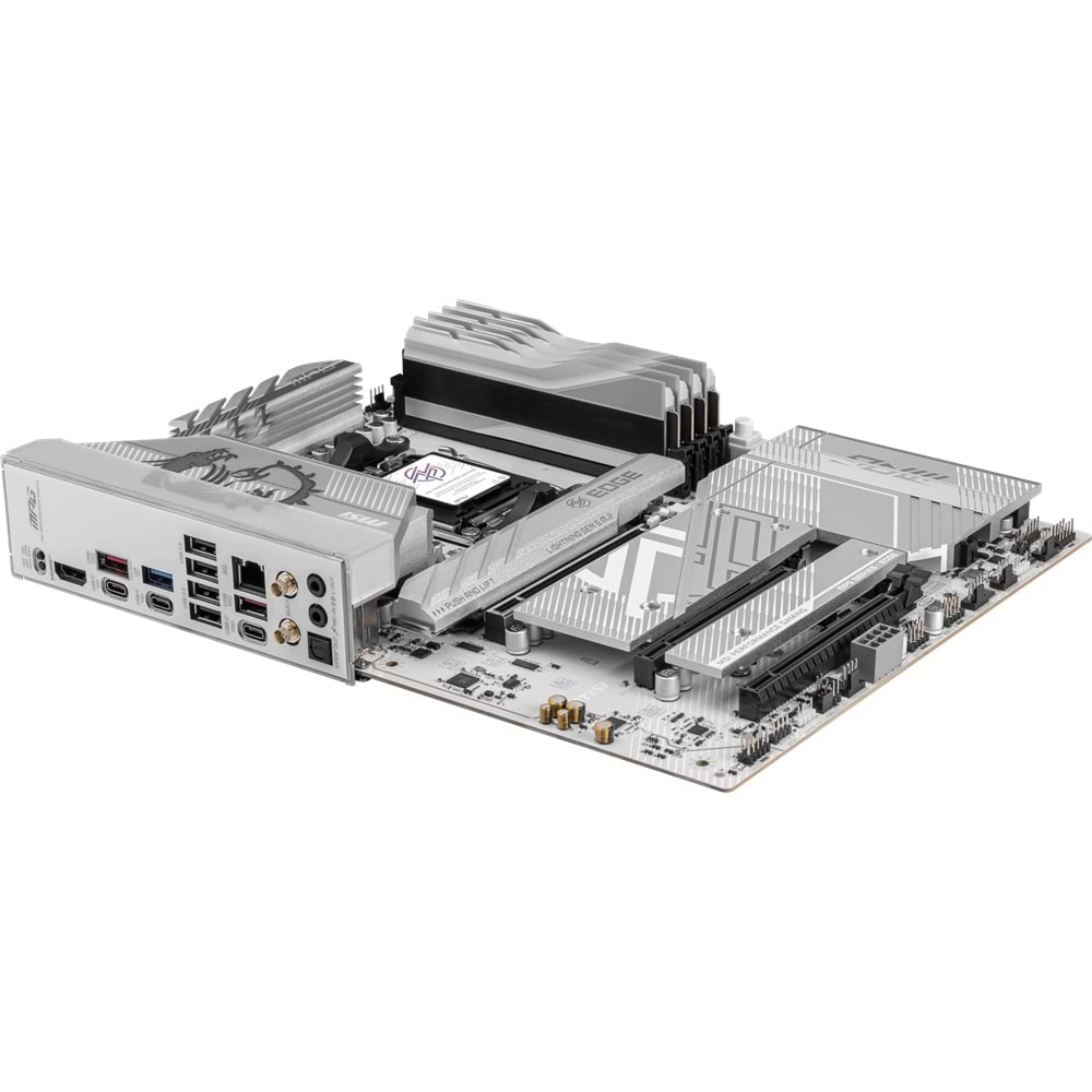 MSI MPG B850 EDGE TI WIFI AM5 DDR5 8400MHZ(OC) HDMI 4x M.2 USB 10Gbs 5G LAN WI-FI 7 ATX