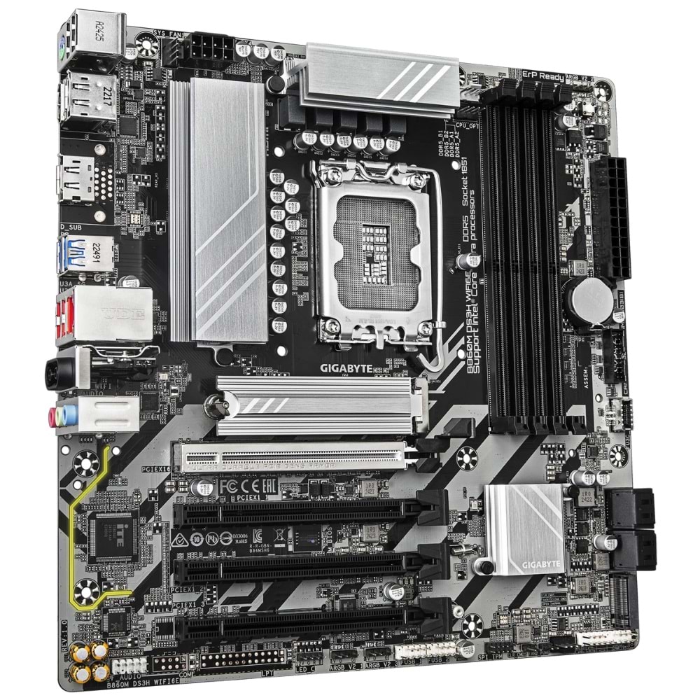 GIGABYTE B860M DS3H WIFI6E SOKET 1851 ANAKART
