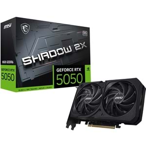 MSI GEFORCE RTX 5050 8G SHADOW 2X OC 8GB GDDR6 128B DX12 PCIE 5.0 X16 (3XDP 1XHDMI)