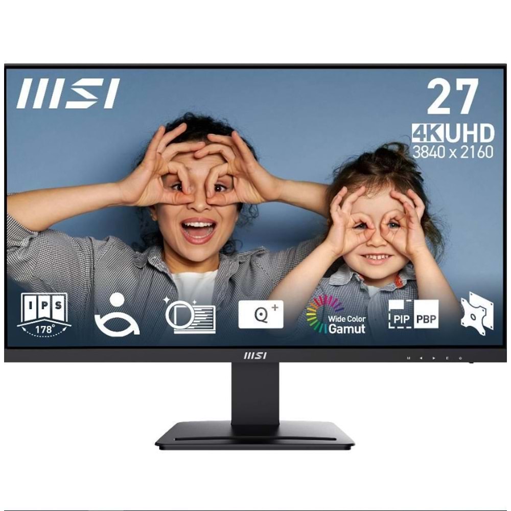 27 MSI PRO MP273U UHD FLAT IPS 4MS 60HZ ANTI-GLARE HDR