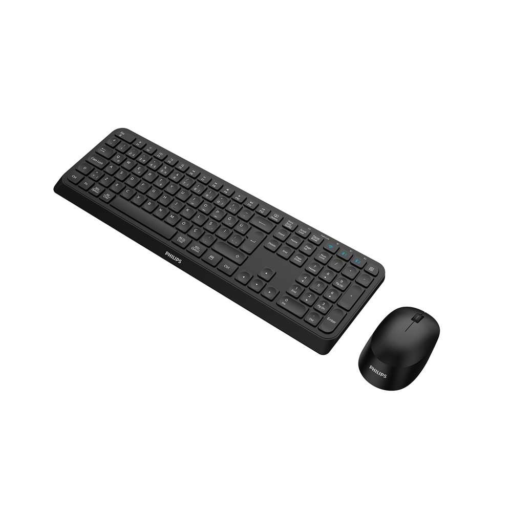 PHILIPS KABLOSUZ KLAVYE&MOUSE SET SPT6407 SİYAH