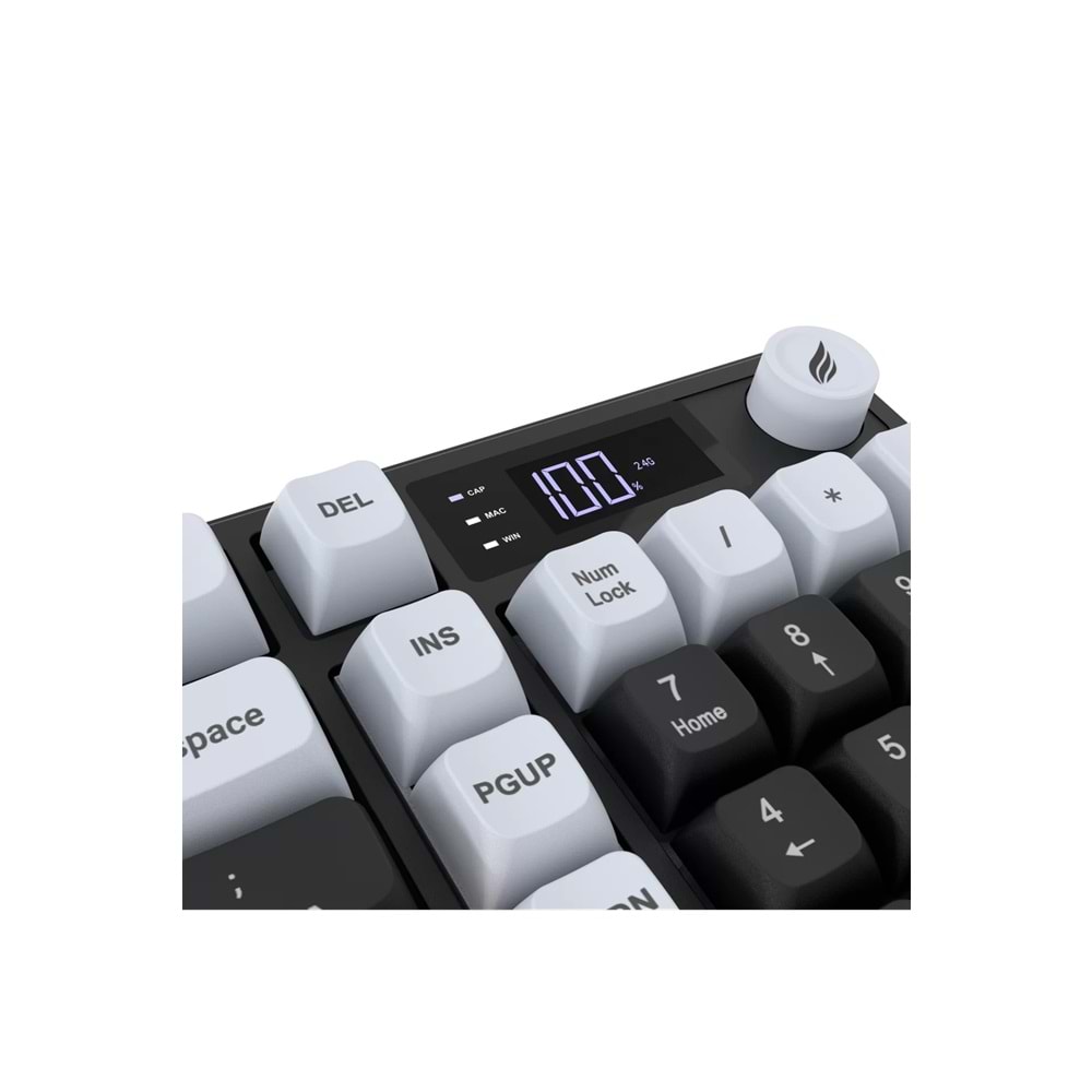 HAWK GAMING HK258BW GAMING KABLOSUZ KLAVYE SIY-TUR