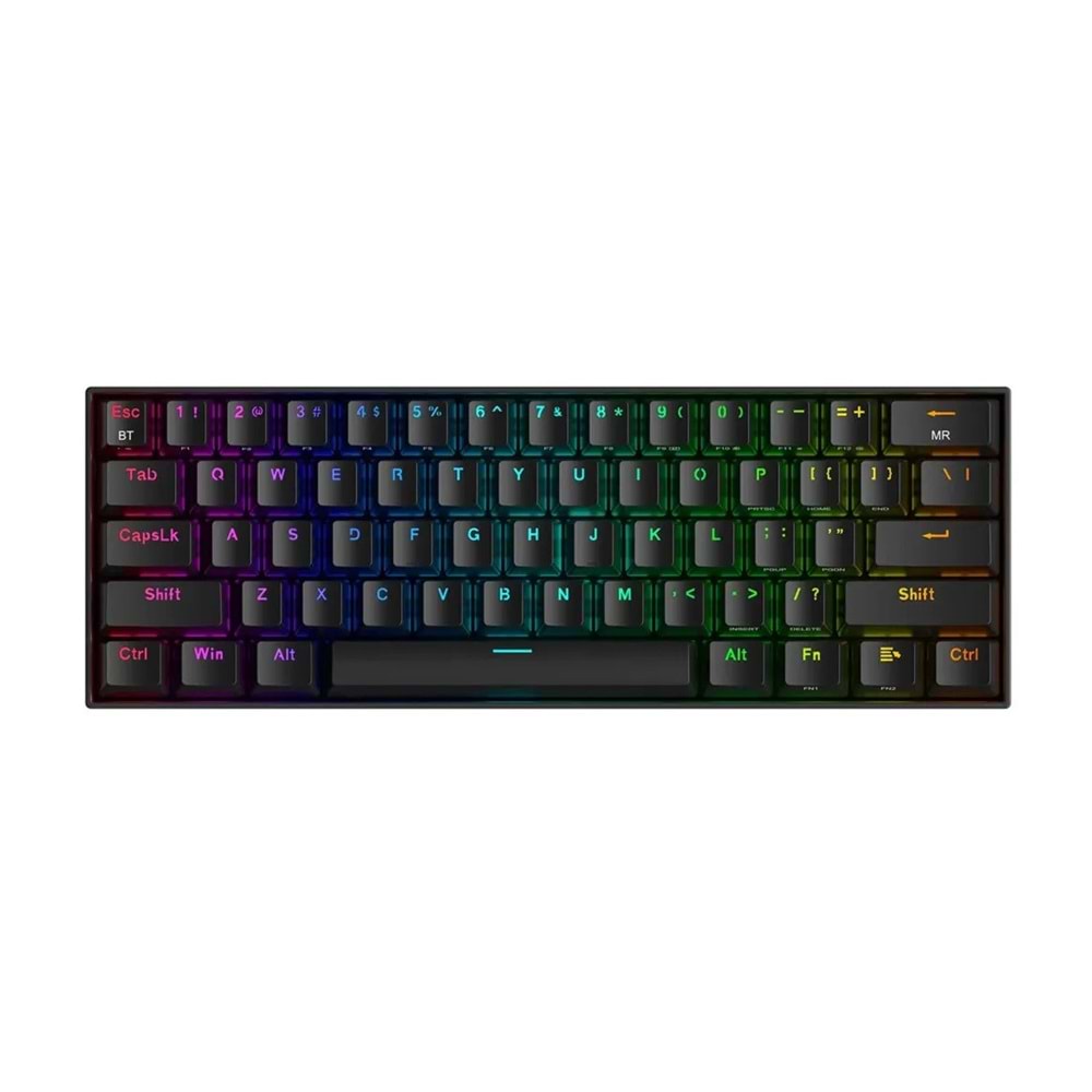 REDRAGON K530 PRO SİYAH KABLOSUZ BROWN SWİTCH